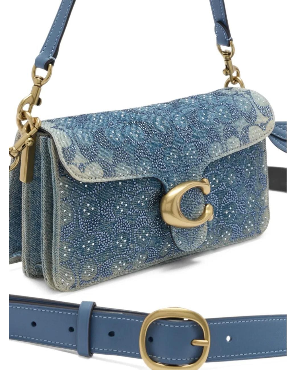 COACH Blue Tabby Shoulder Bag 26