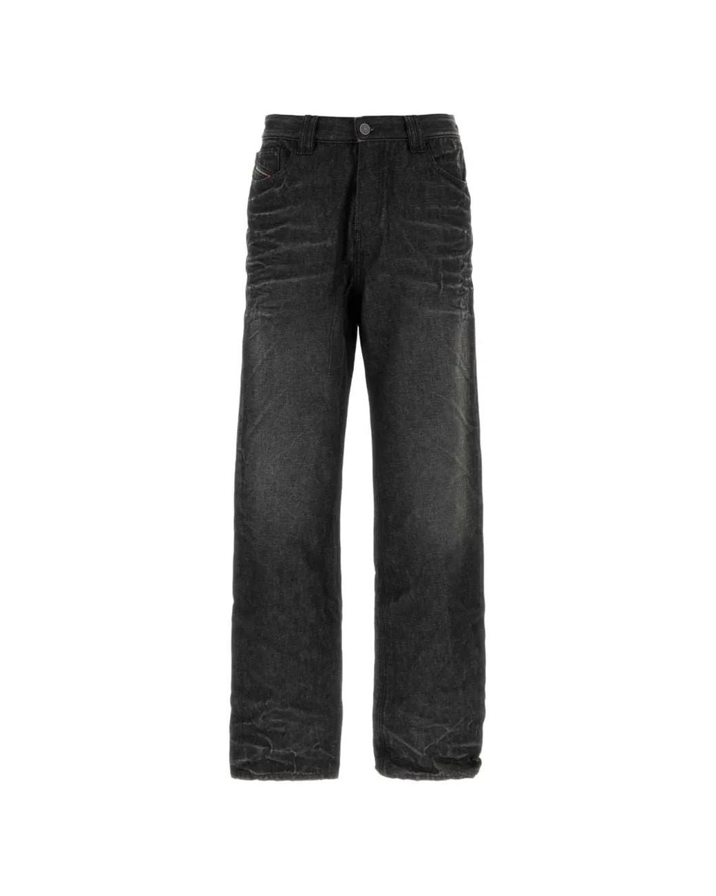 DIESEL Black Regular Jeans High Waist 1991 D-Voeed for men