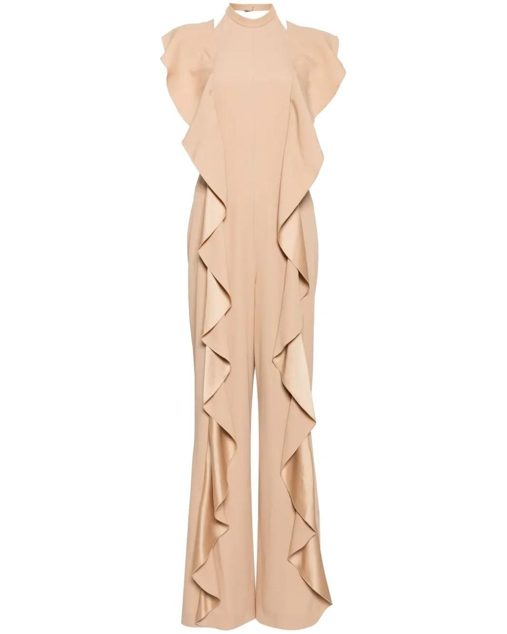 Alberta Ferretti Natural Drape Jumpsuits