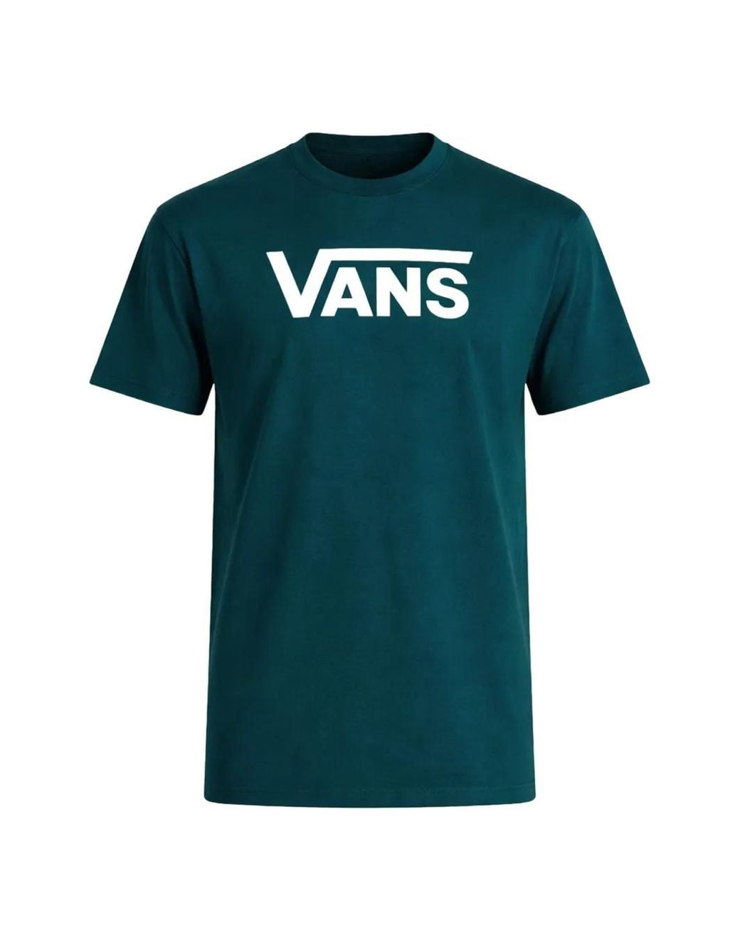 Vans Green Logo-Print T-Shirt for men
