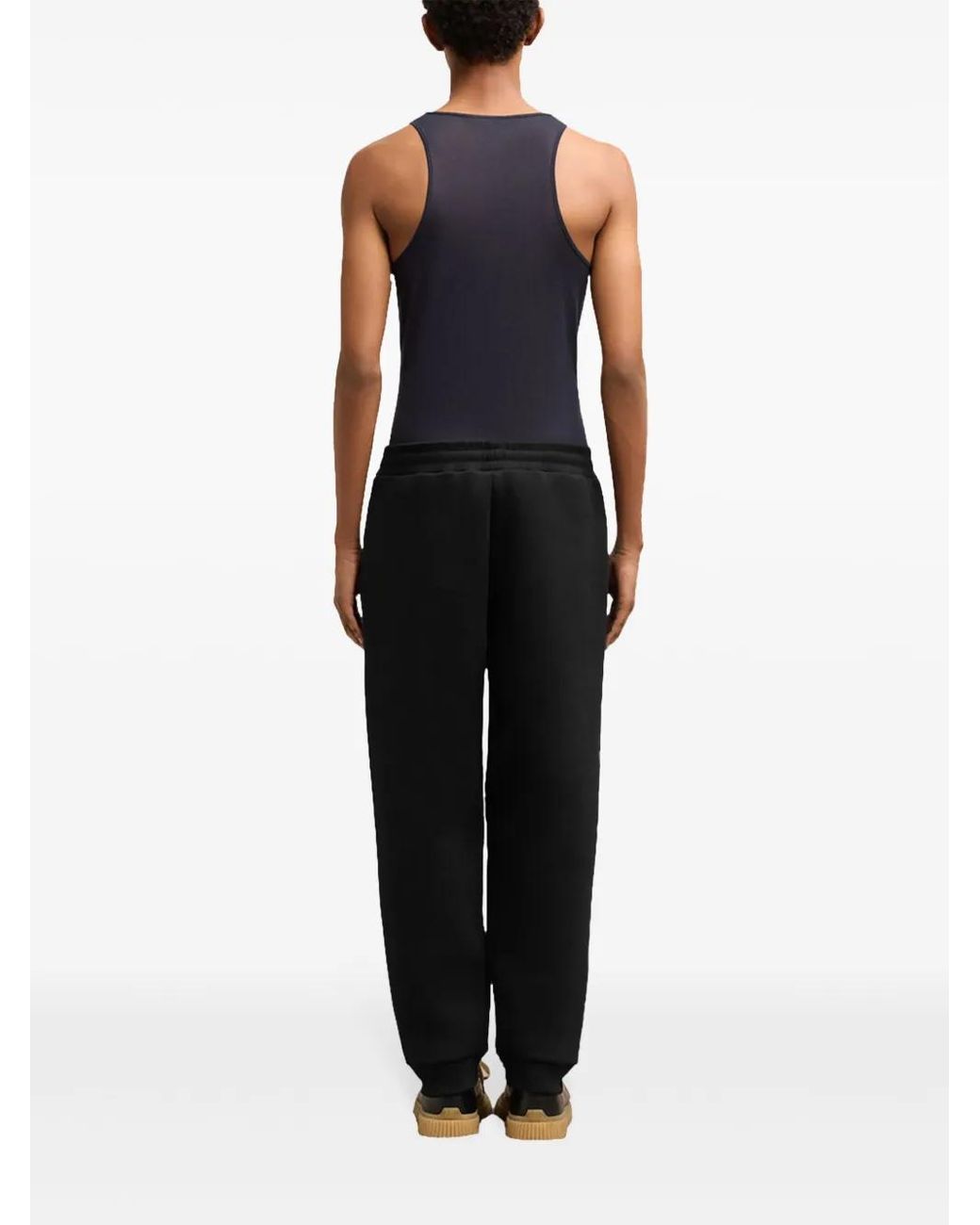 AMI Black Ami De Coeur Track Pants