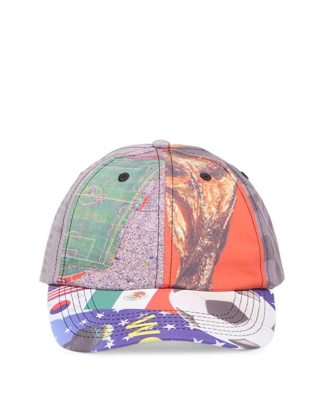 Cappello Da Baseball World Cup di Pleasures in White