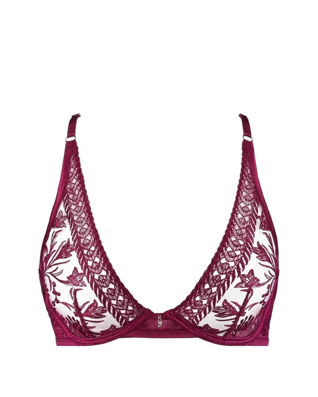 Aubade Magnetic Spell Embroidered Triangle Bra