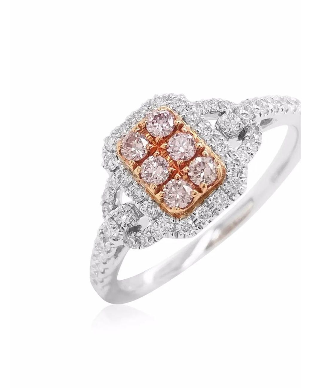 HYT Jewelry White Platinum Argyle Diamond Engagement Ring
