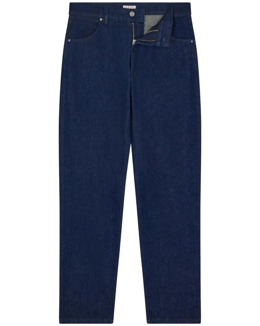 Fursac Blue Five-Pocket Jeans for men