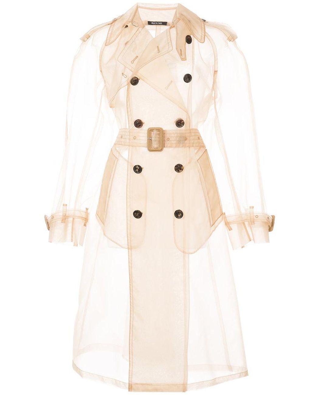 Sheer store trench duster
