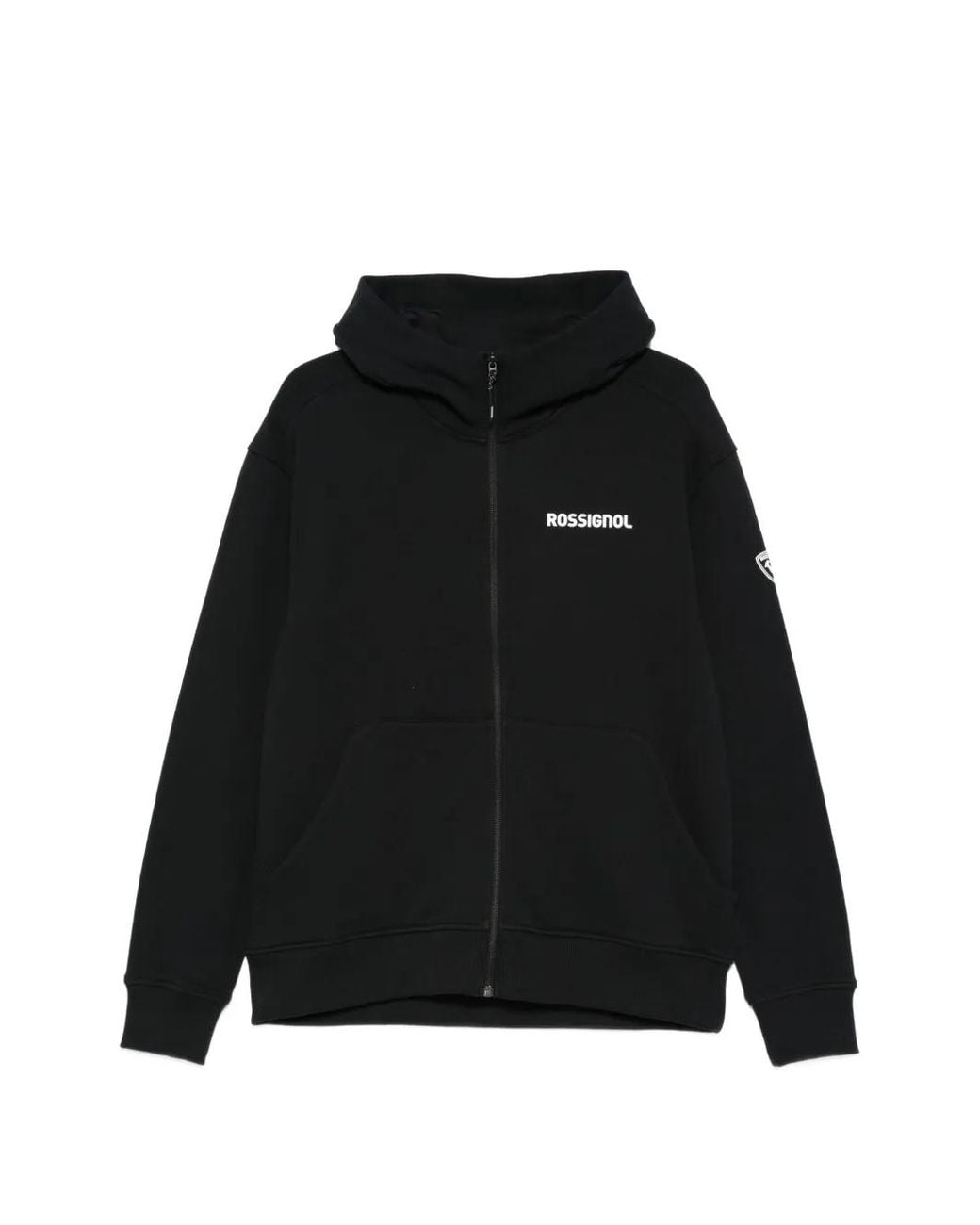 Rossignol Black Logo Full-Zip Hoodie for men