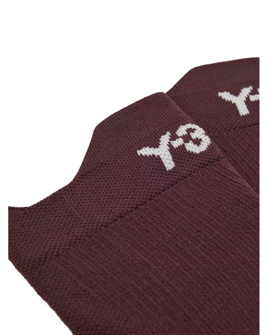 Y-3 Brown Chaussettes De Running
