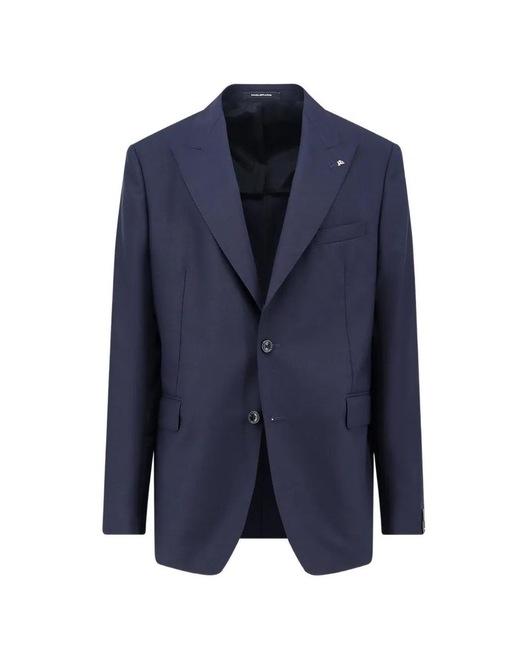 Tagliatore Blue Pino Lerario Single-Breasted Blazer for men