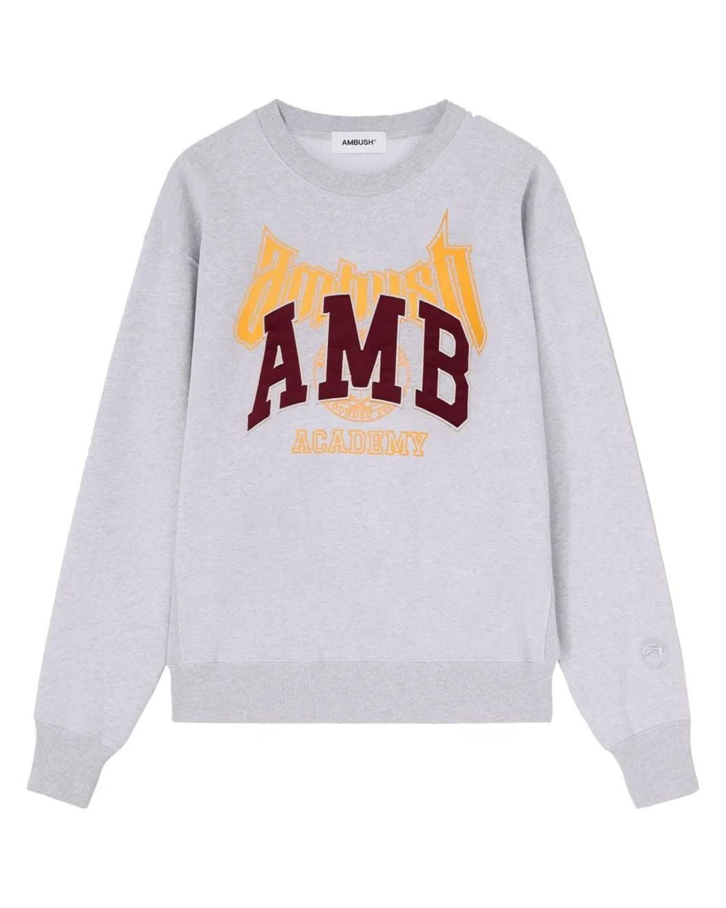 Ambush White Logo-Appliqué Sweatshirt for men