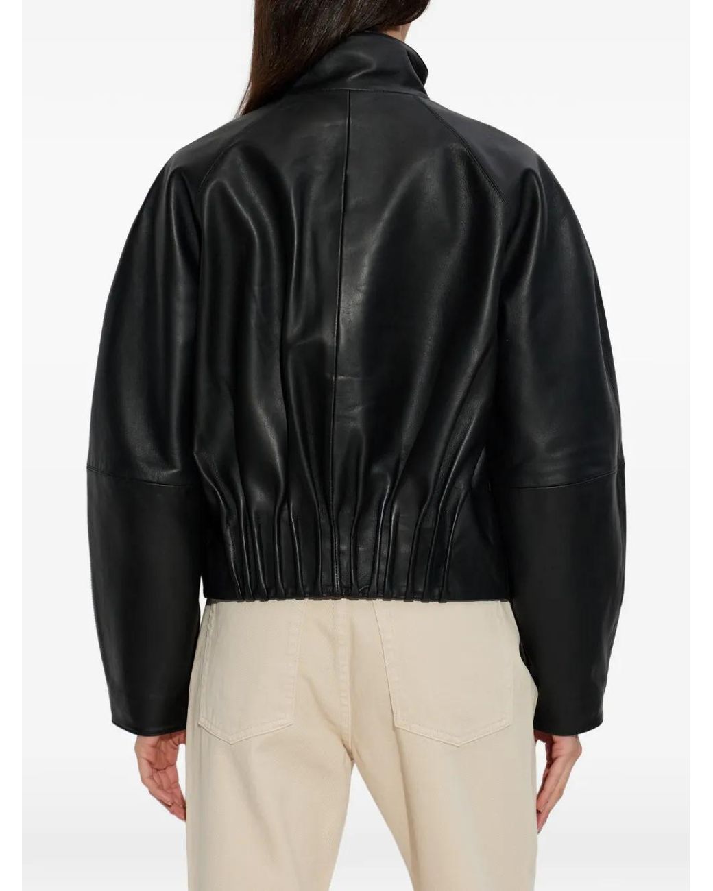 By Malene Birger Black Button Flap Jacket