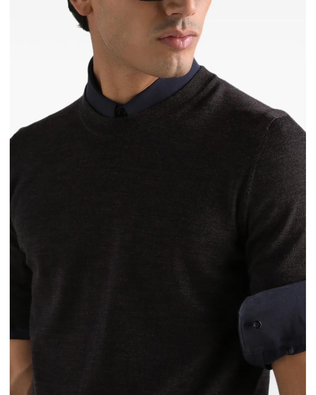 Dolce & Gabbana Black Cashmere Pullover for men
