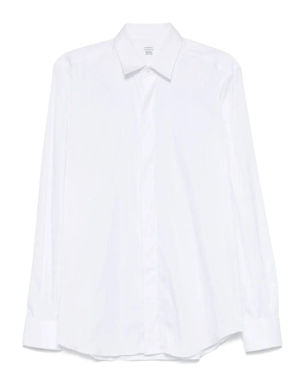Mazzarelli White Cotton-Blend Shirt for men