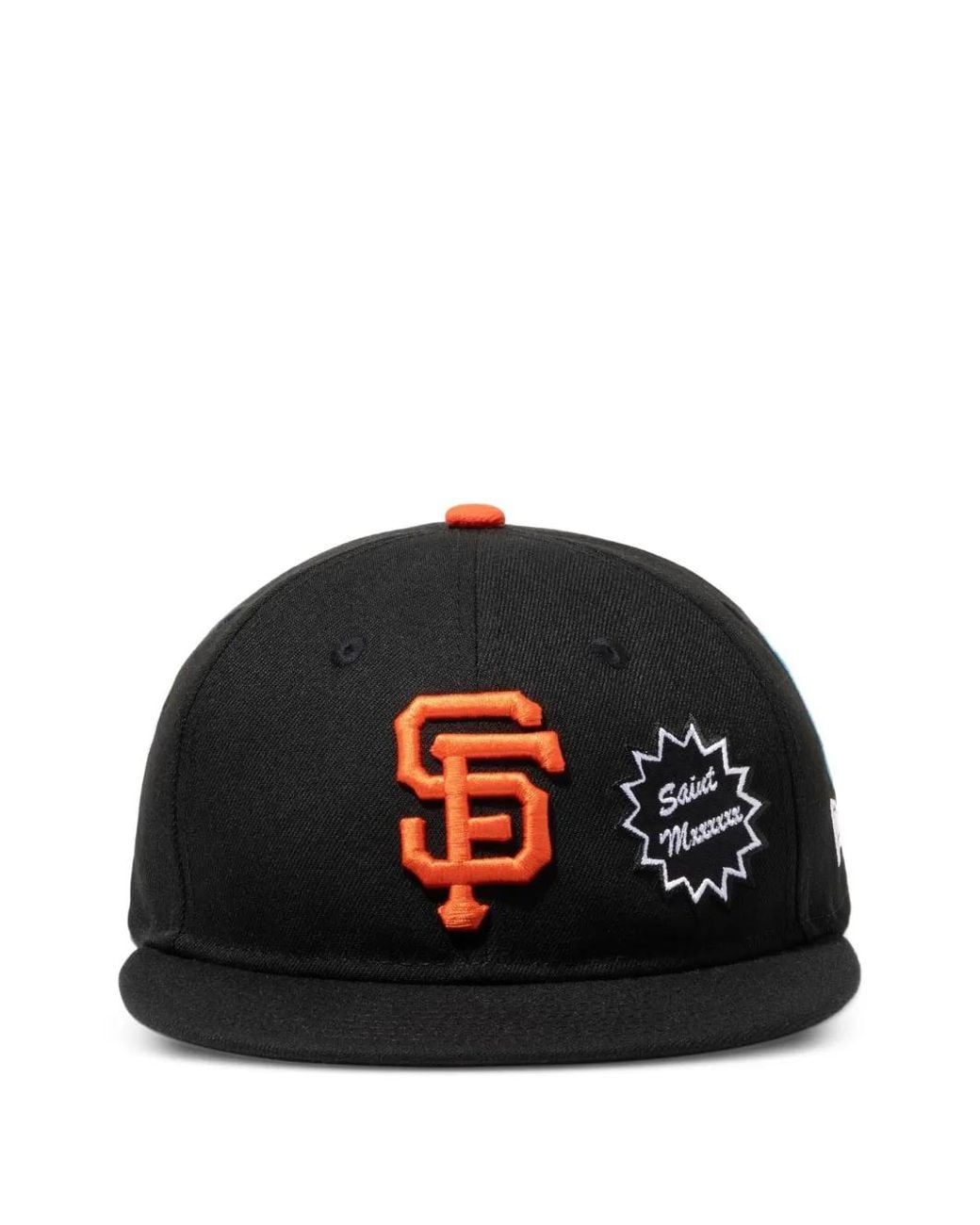 SAINT Mxxxxxx Black X New Era X Mlb Giants Cap