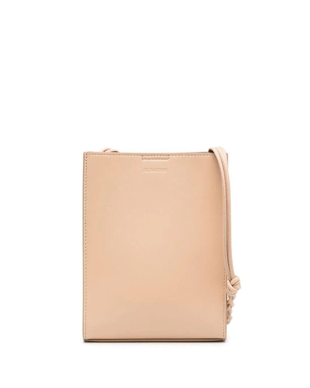 Borsa Messenger Tangle Piccola di Jil Sander in Natural da Uomo