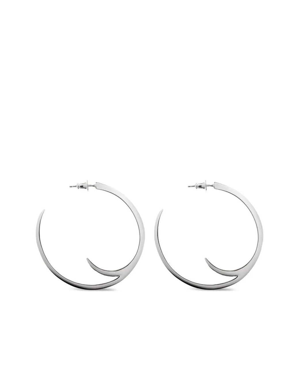 Shaun Leane White Sterling Hook Earrings