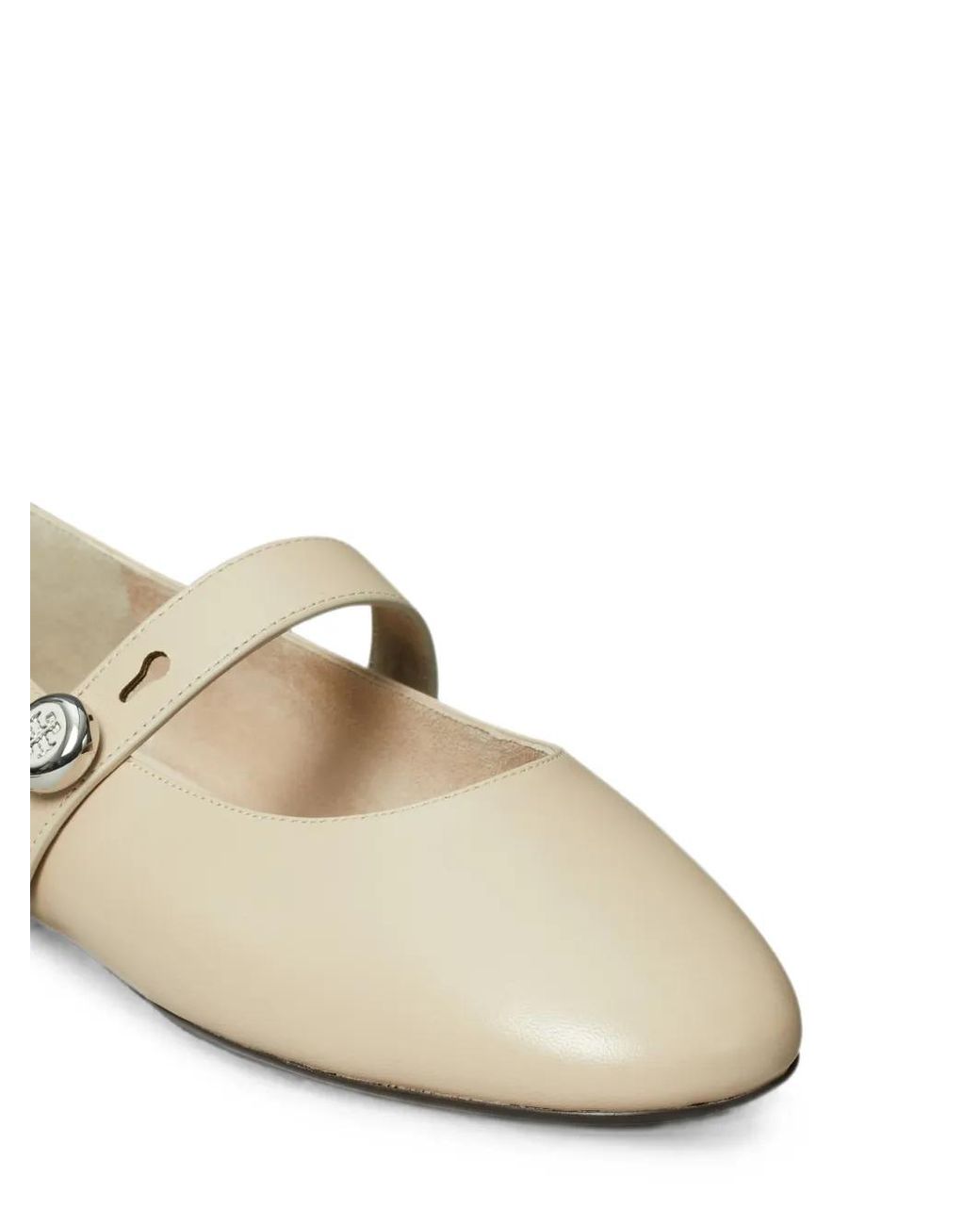 Tory Burch White Romy Ballet Flats