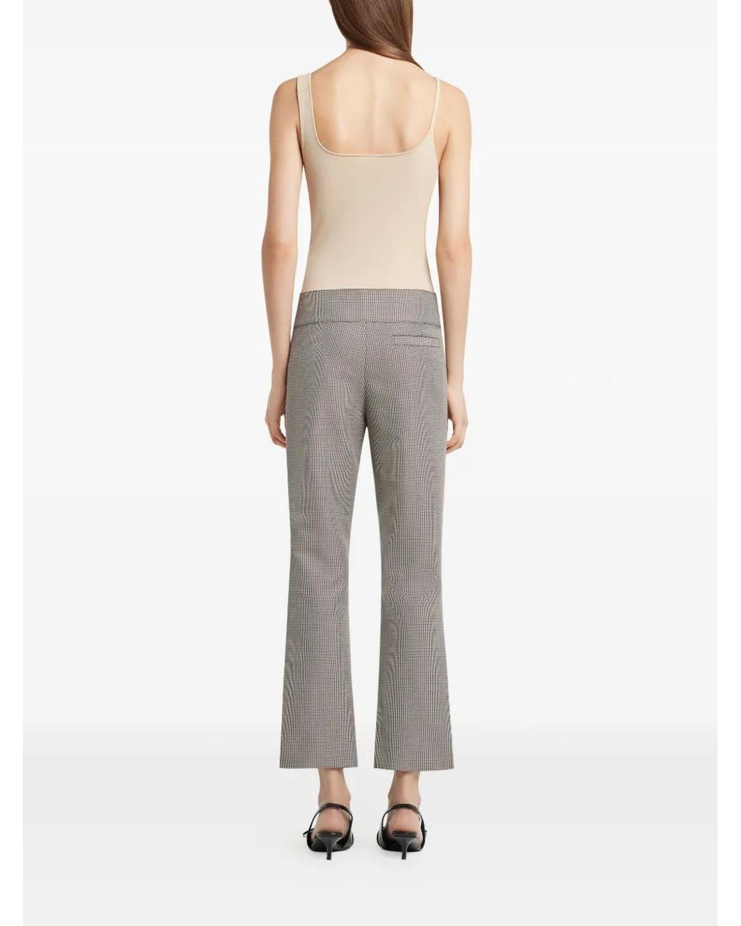 Courreges Gray Houndstooth Pants