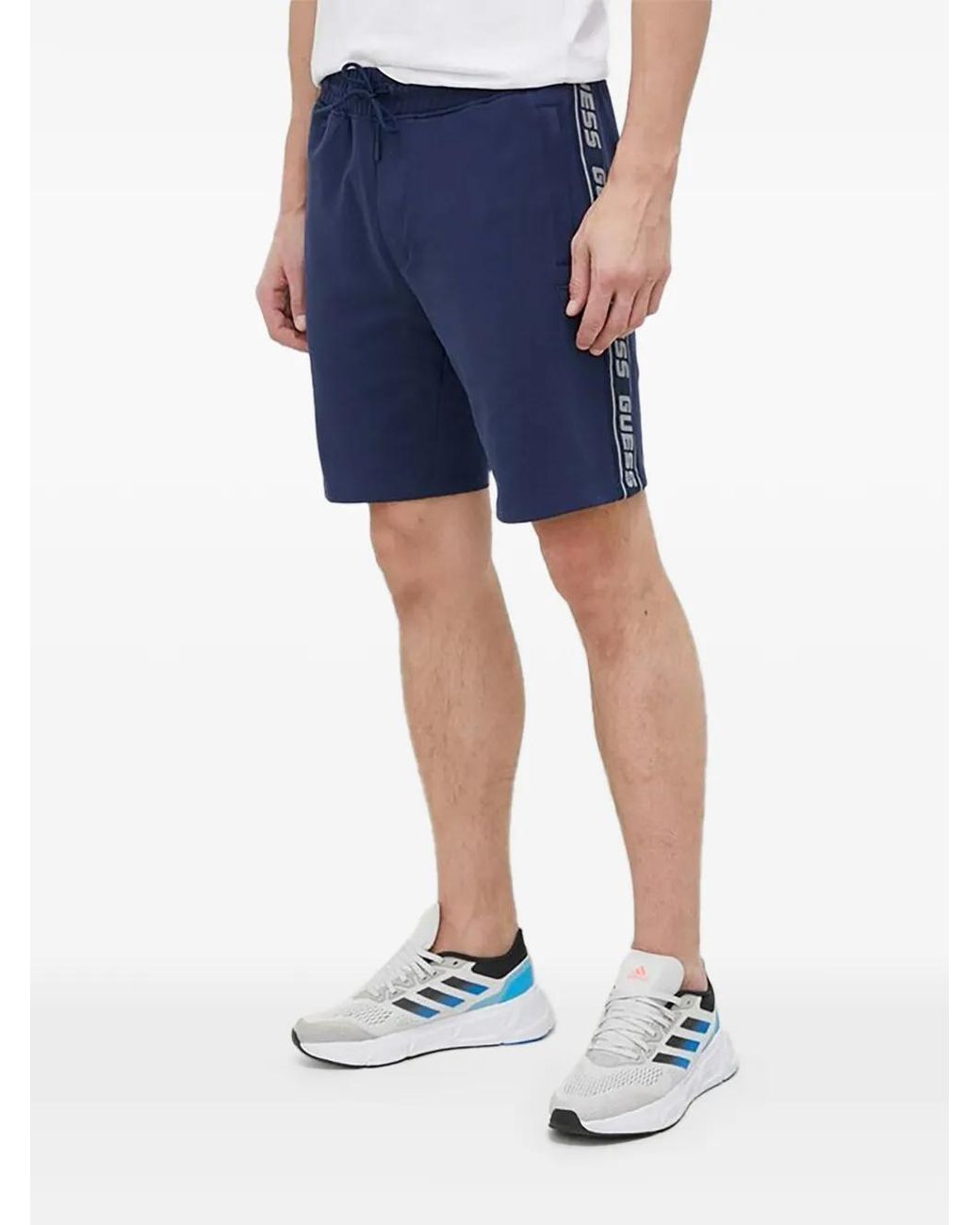 Guess Blue Drawstring Shorts for men