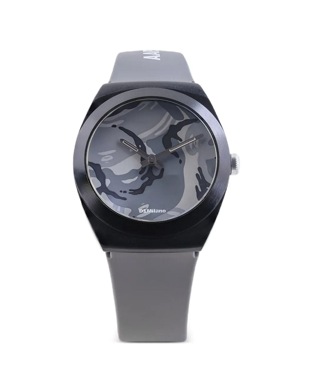 D1 Milano Gray X Aape Camouflage-Dial 34Mm Watch for men