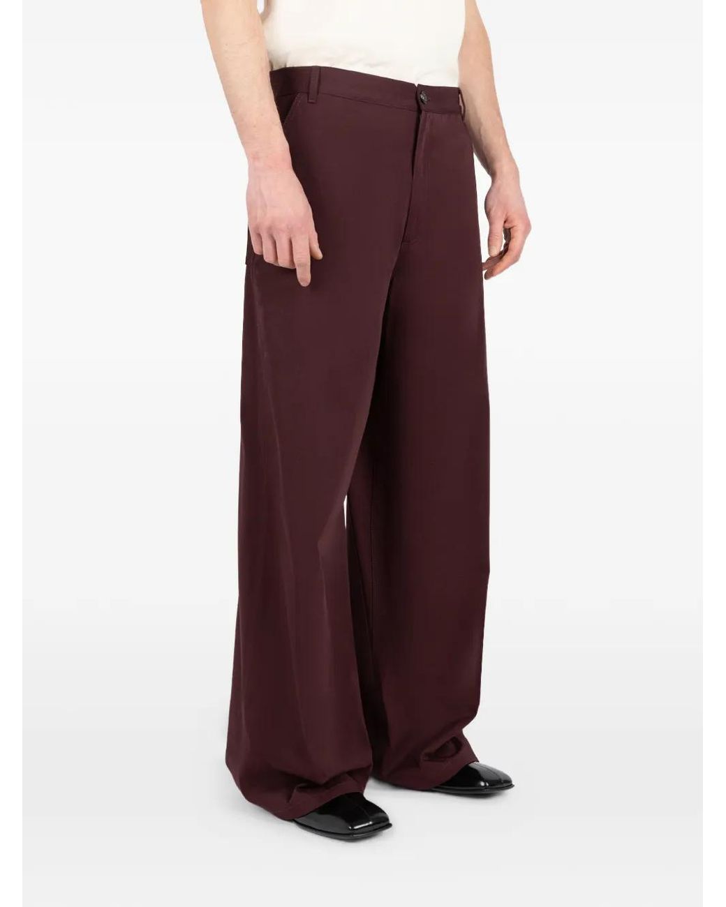 Societe Anonyme Purple Wide Leg Trousers