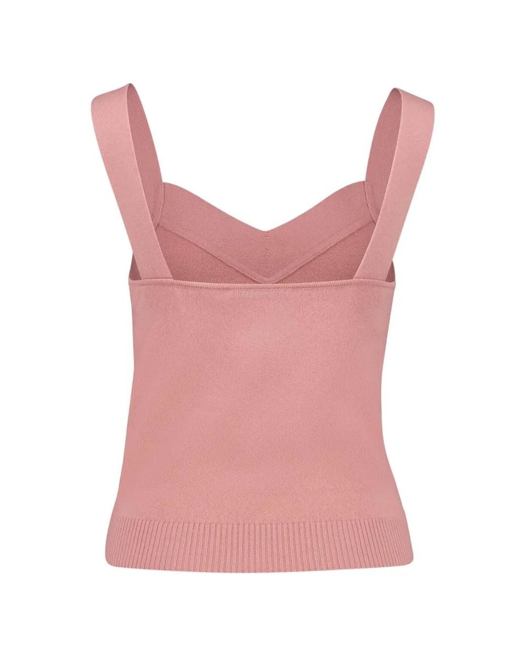 Givenchy Pink V-Neck Sleeveless Top