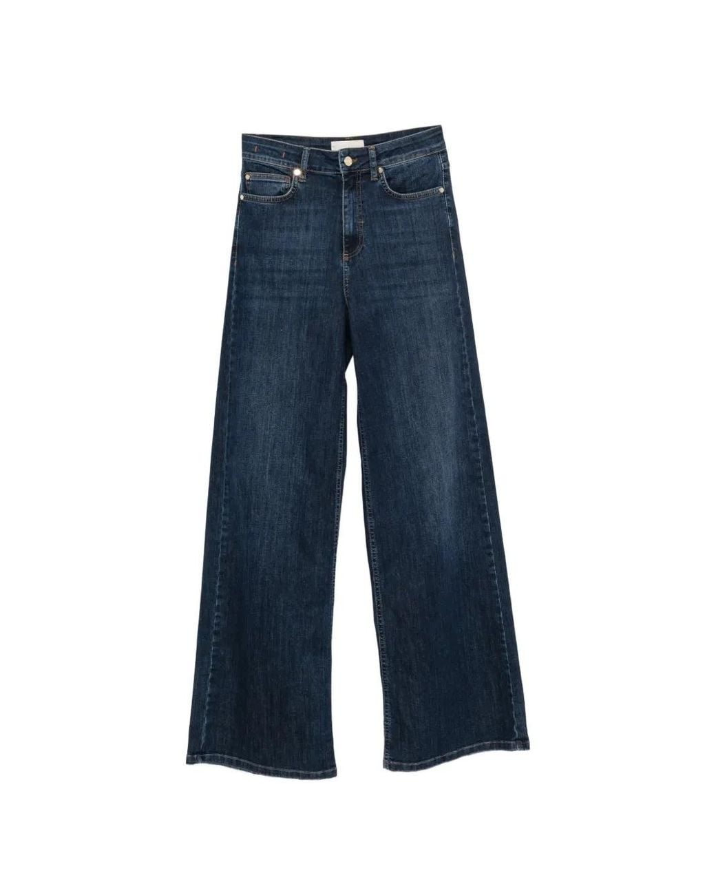 Vaqueros Anchos Lnina iBlues de color Blue