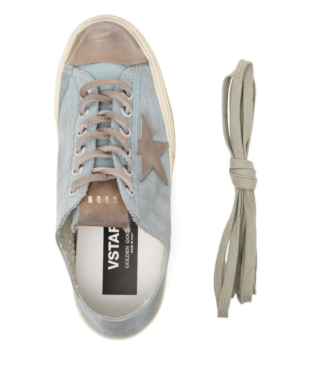 Golden Goose Deluxe Brand White V-Star Sneakers