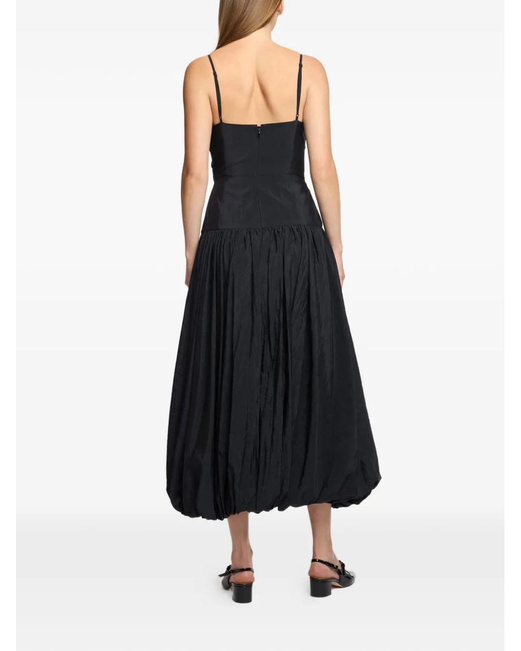 Cinq À Sept Black Fia Draped Dress