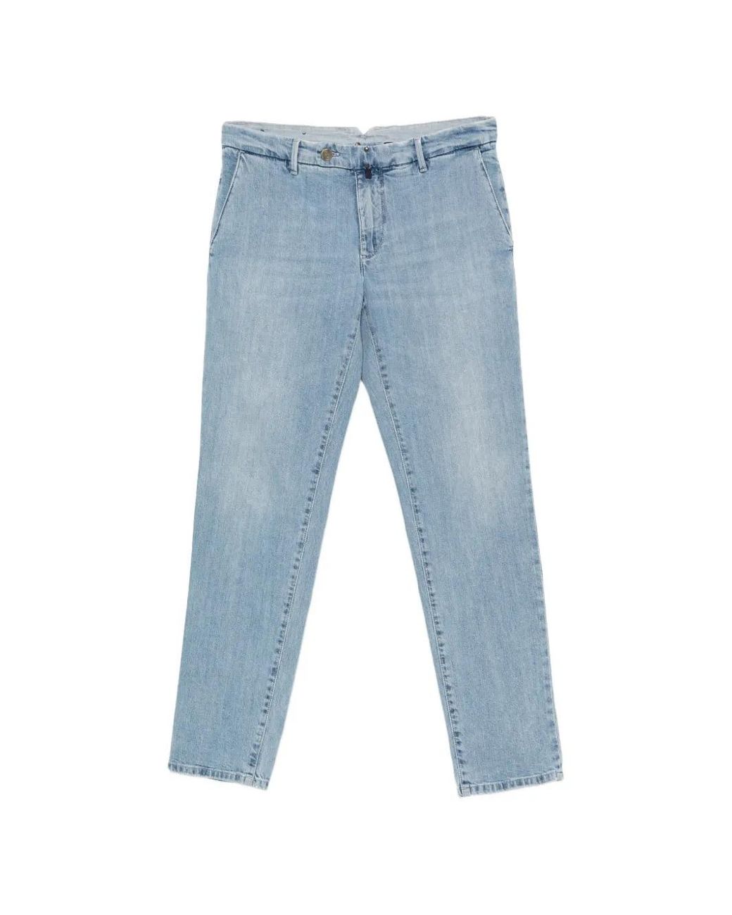 Incotex Blue Faded-Effect Jeans for men
