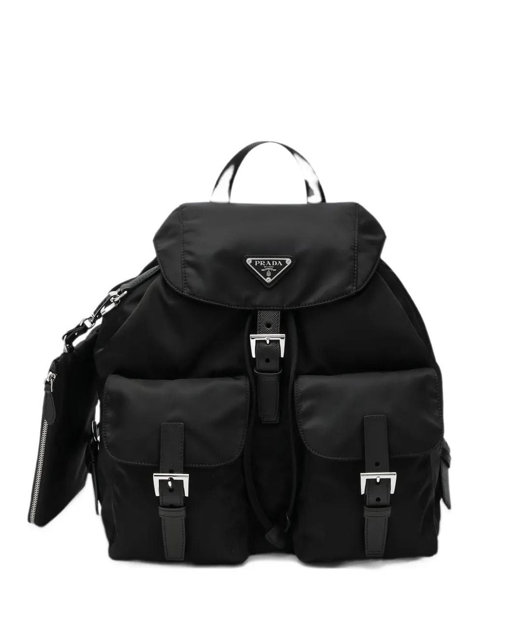 Prada Black Sac À Dos Re-Nylon Médium