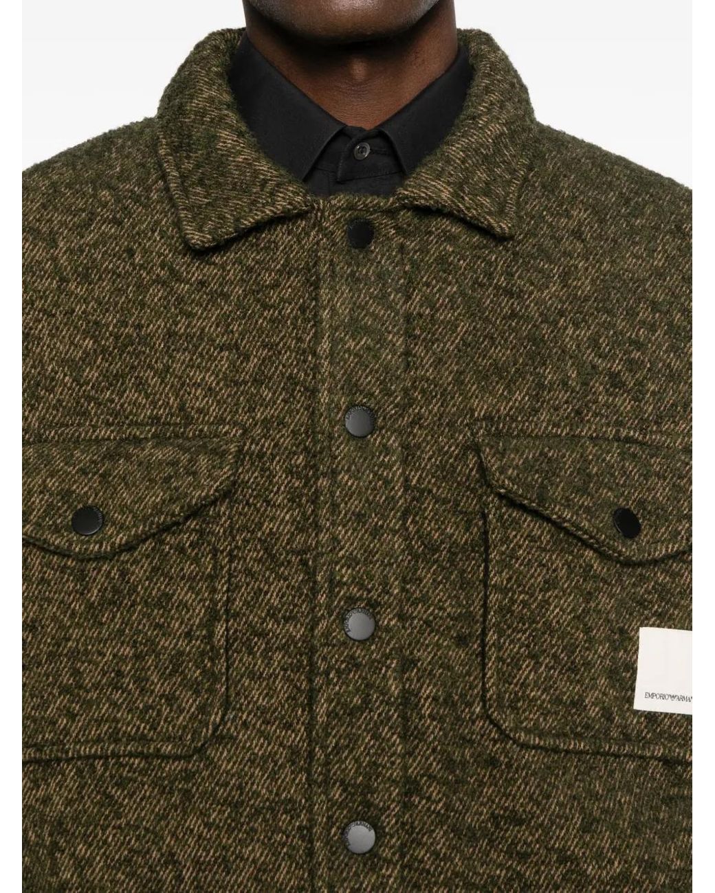 Emporio Armani Green Blouson Jacket for men