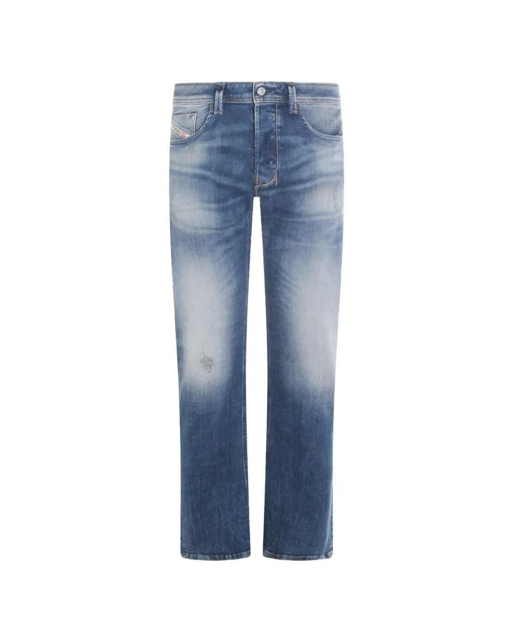 DIESEL Blue Regular Jeans Low Waist 1985 Larkee for men