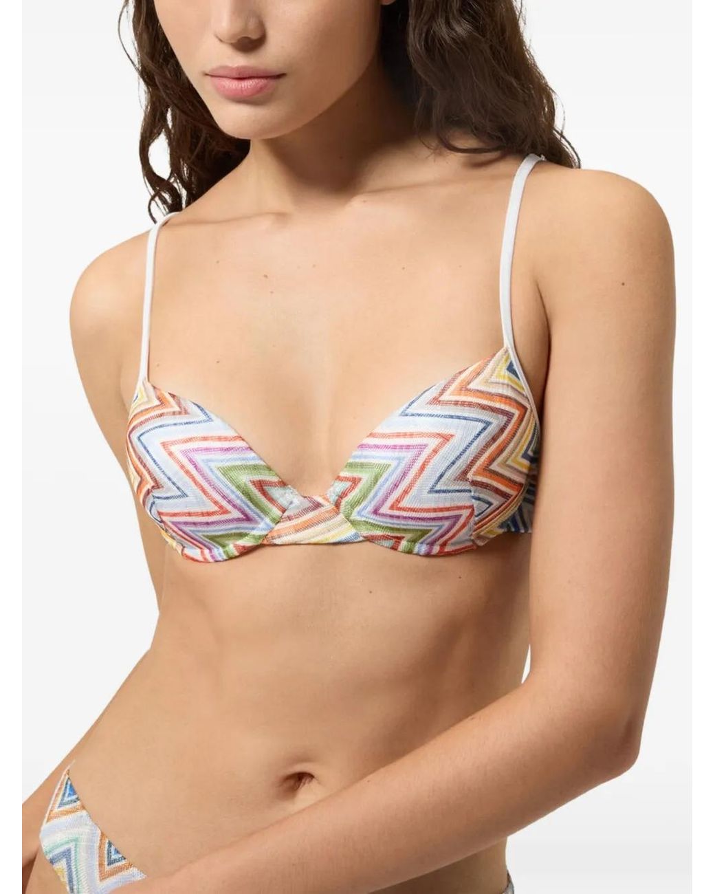 Missoni Bikini Met Zigzagprint in het White