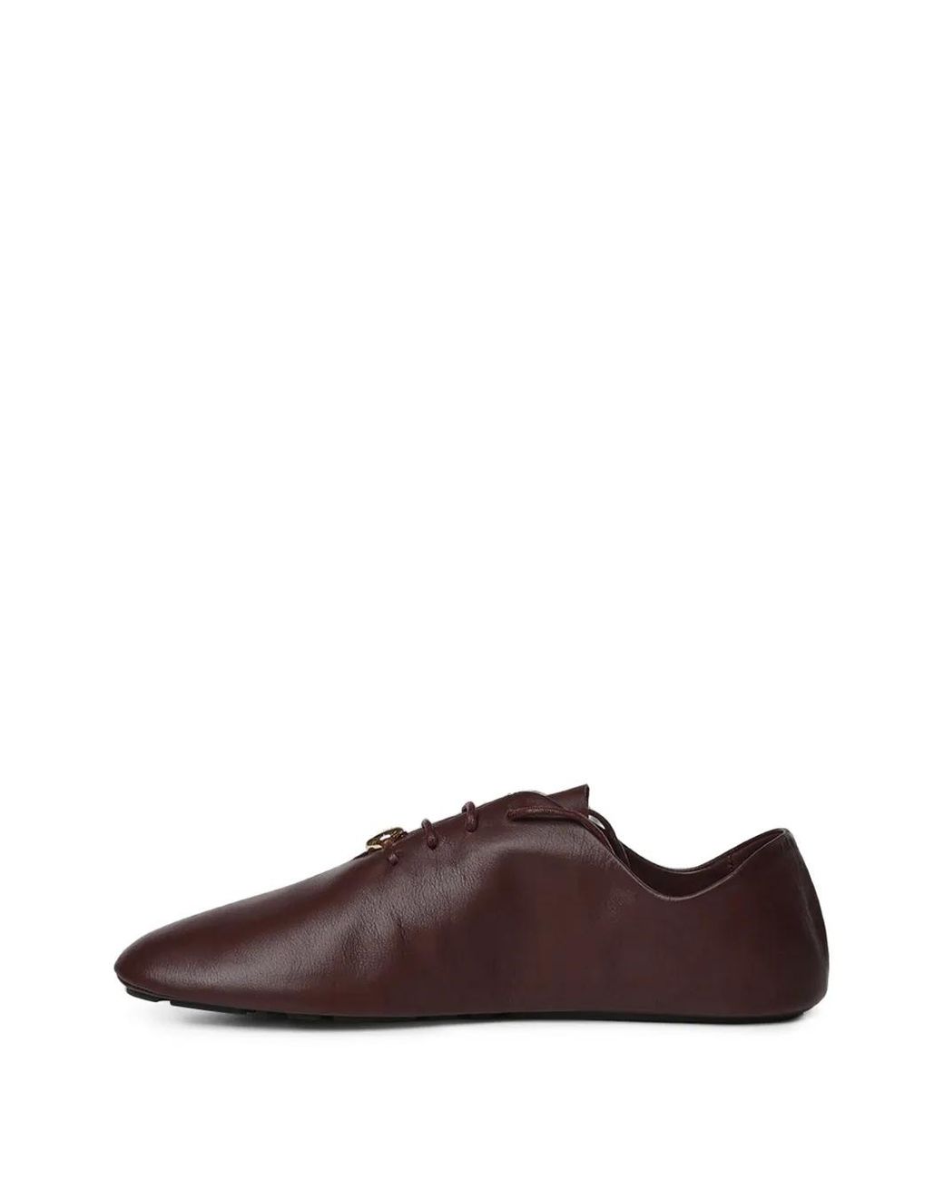 Loewe Brown Pebble Soft Lace-Up