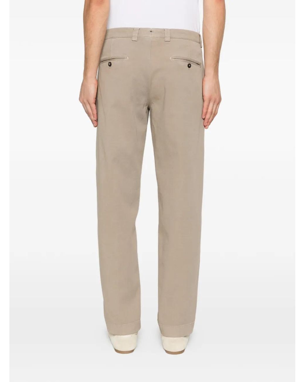 Berwich White Chino Trousers for men