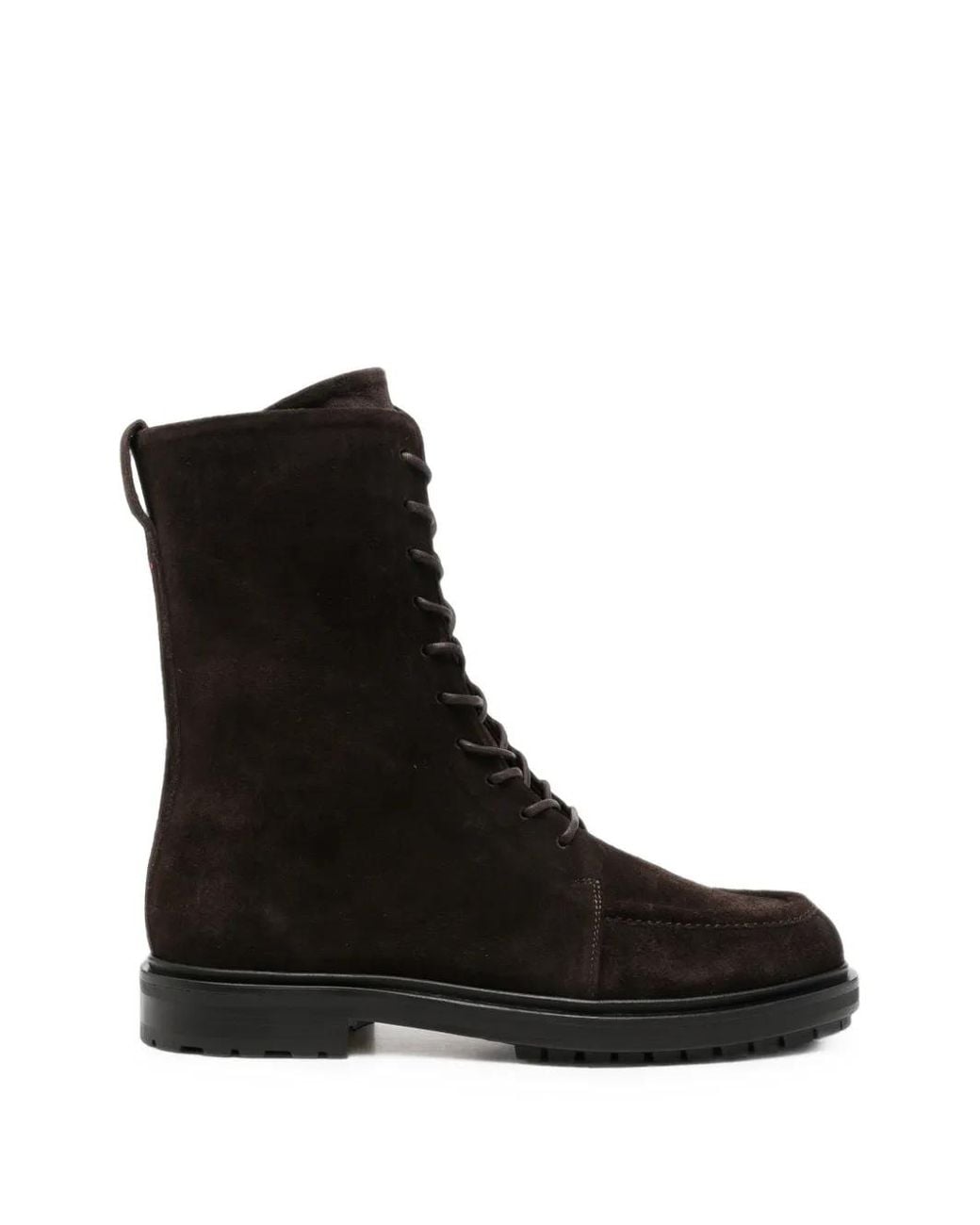 Aeyde Black Tate Lace-Up Boots