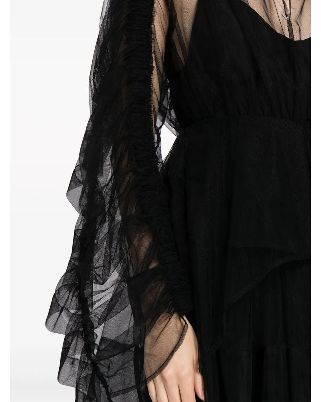 Abito Corto Con Inserti di Act No1 in Black