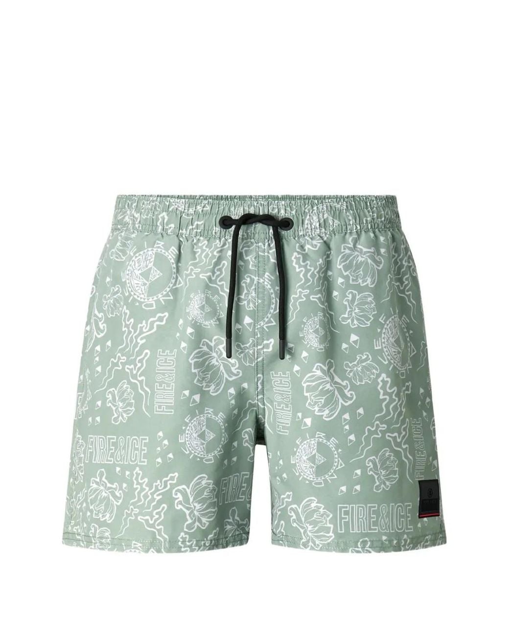Bogner Fire + Ice Blue Nelson Swim Shorts for men