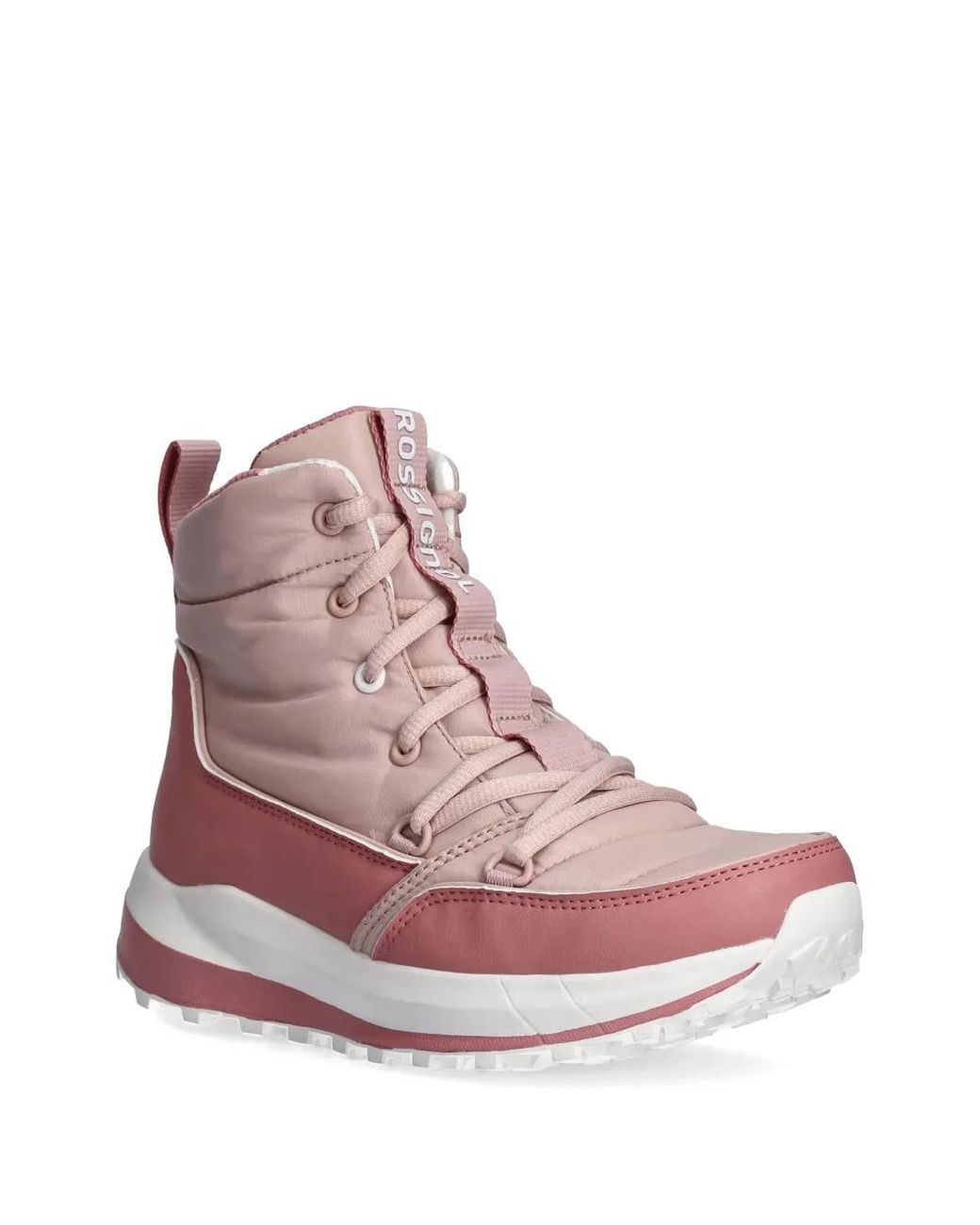 Rossignol Pink Panelled Ankle Boots