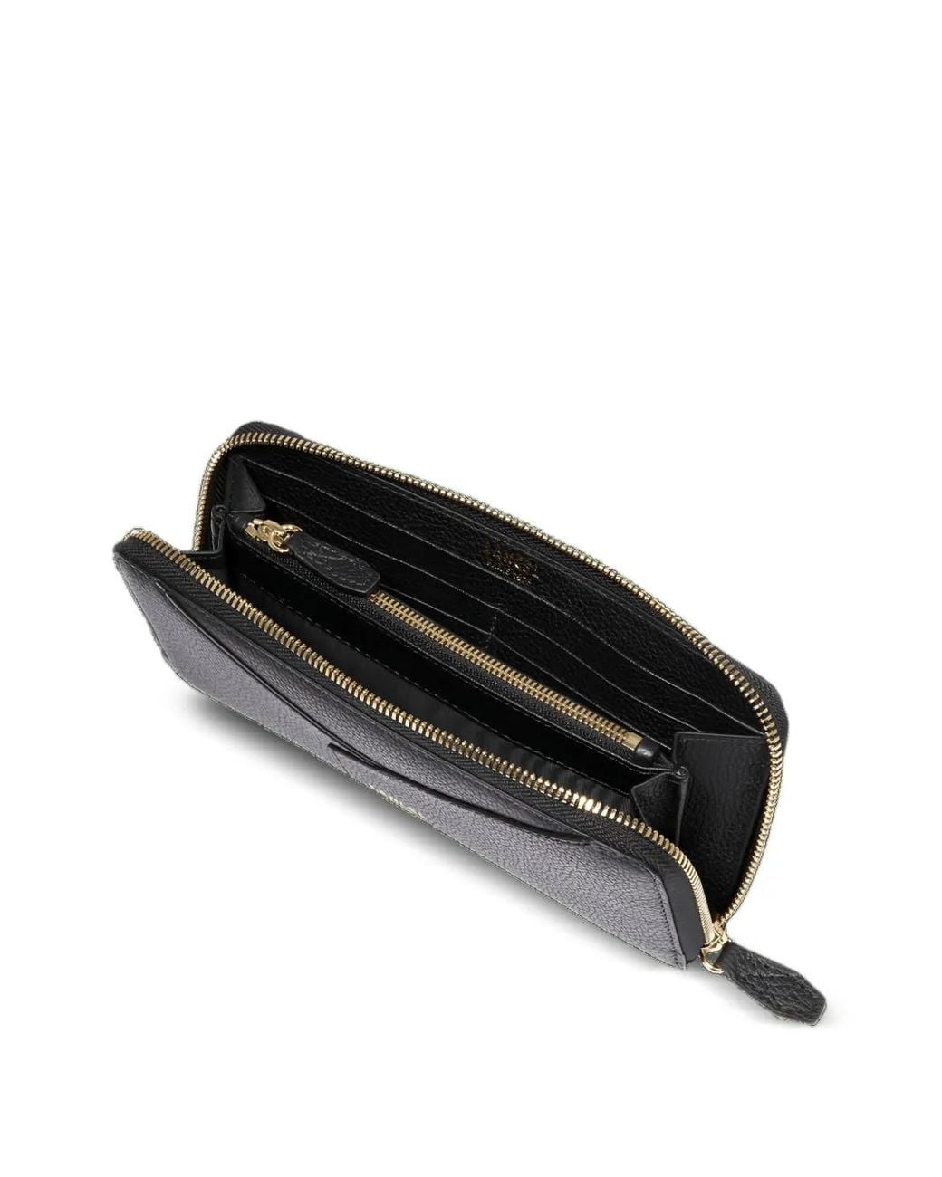 Lancel Gray Enveloppe Zip Wallet