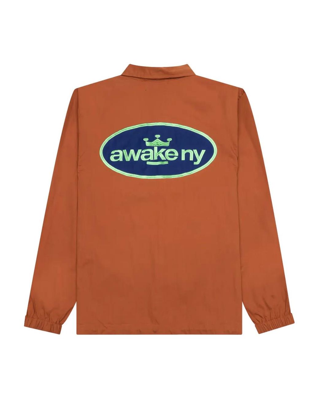 AWAKE NY Orange Veste À Logo Ovale for men
