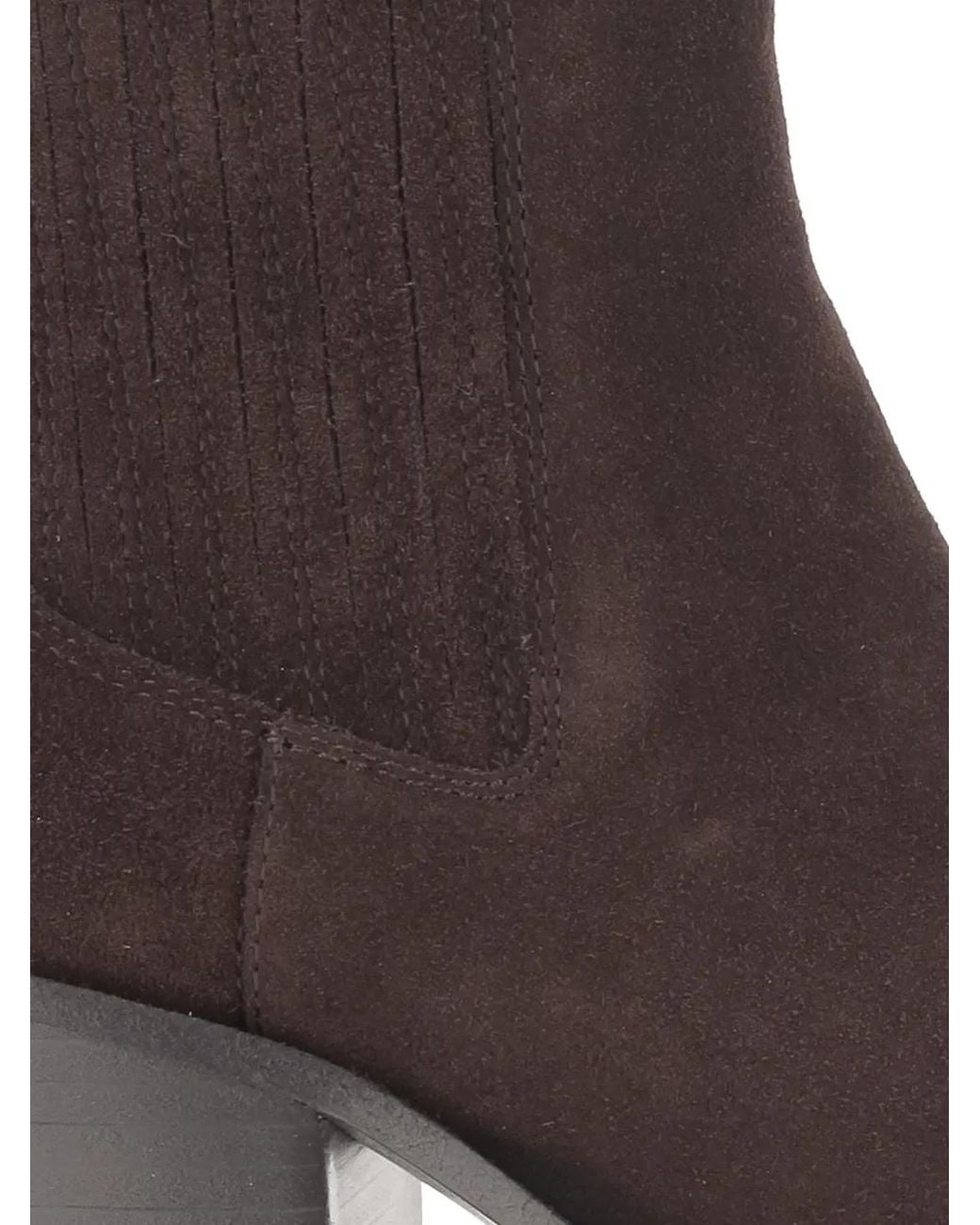 Paris Texas Brown Dallas Cap-Toe Ankle Boots