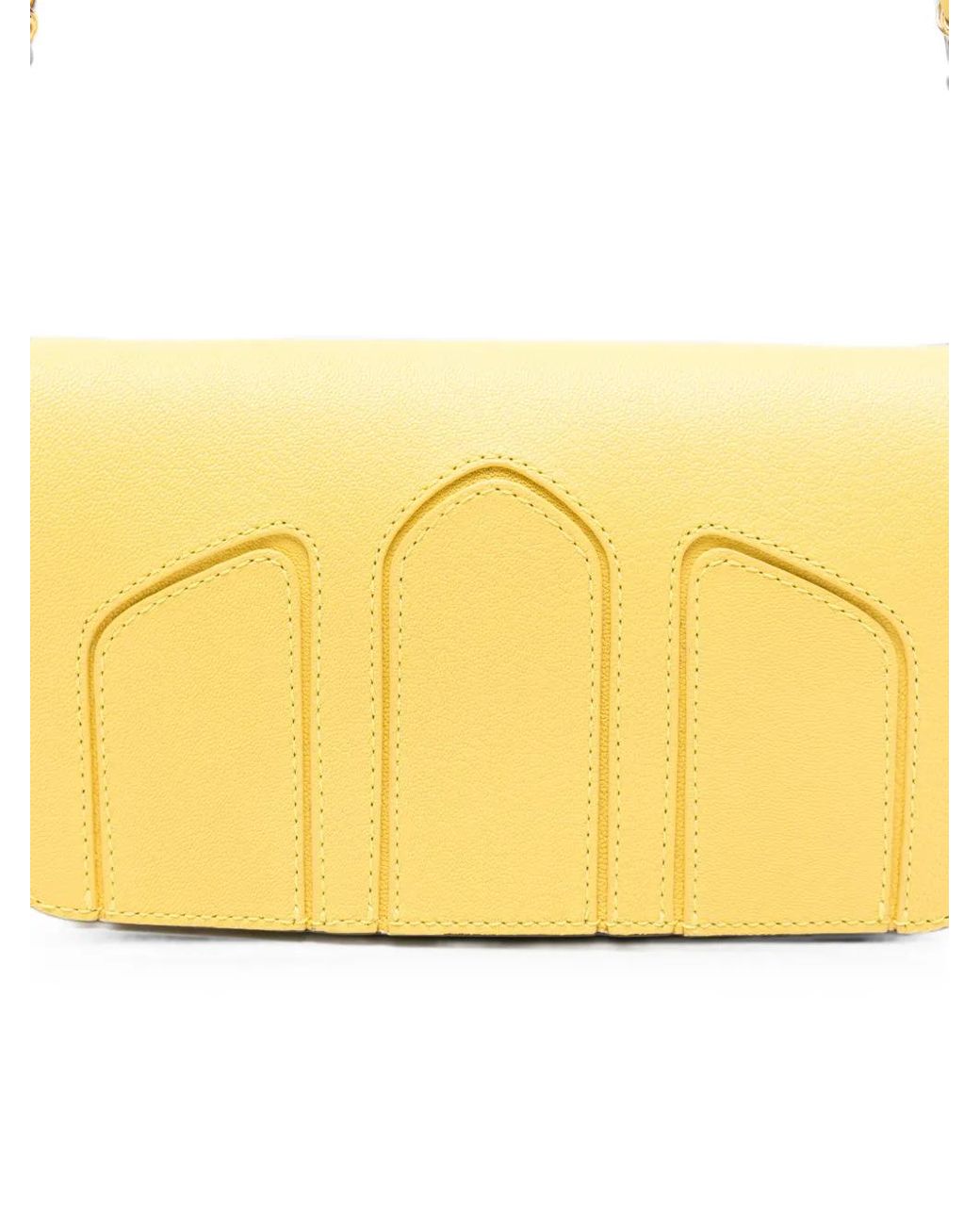Delage Metallic Sac À Bandoulière En Cuir