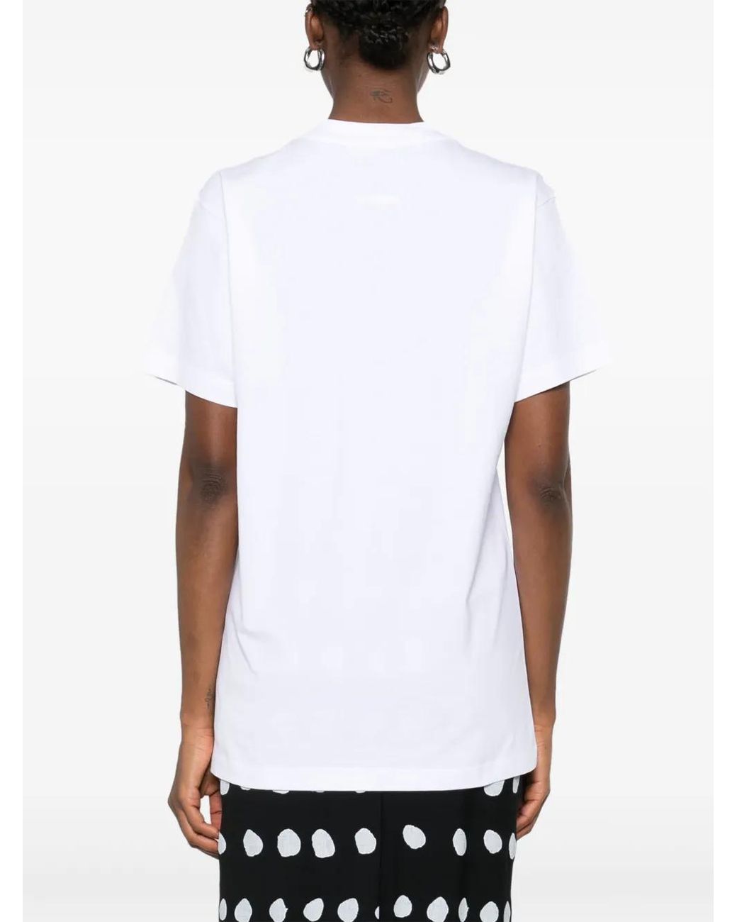 Moschino White T-Shirt With Logo