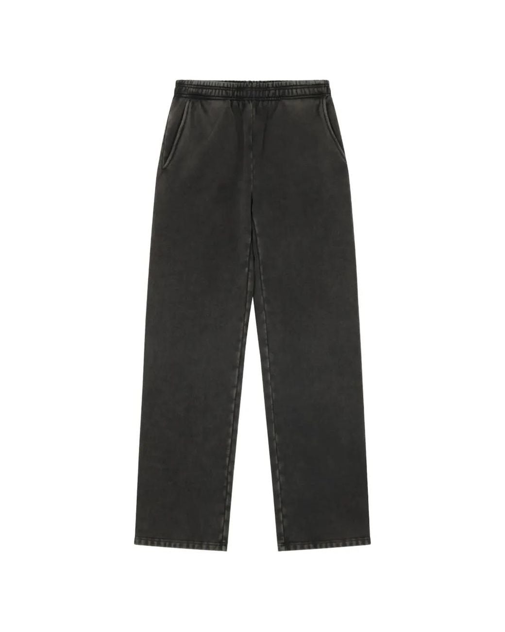 Entire studios Black Washed-Effect Track Pants