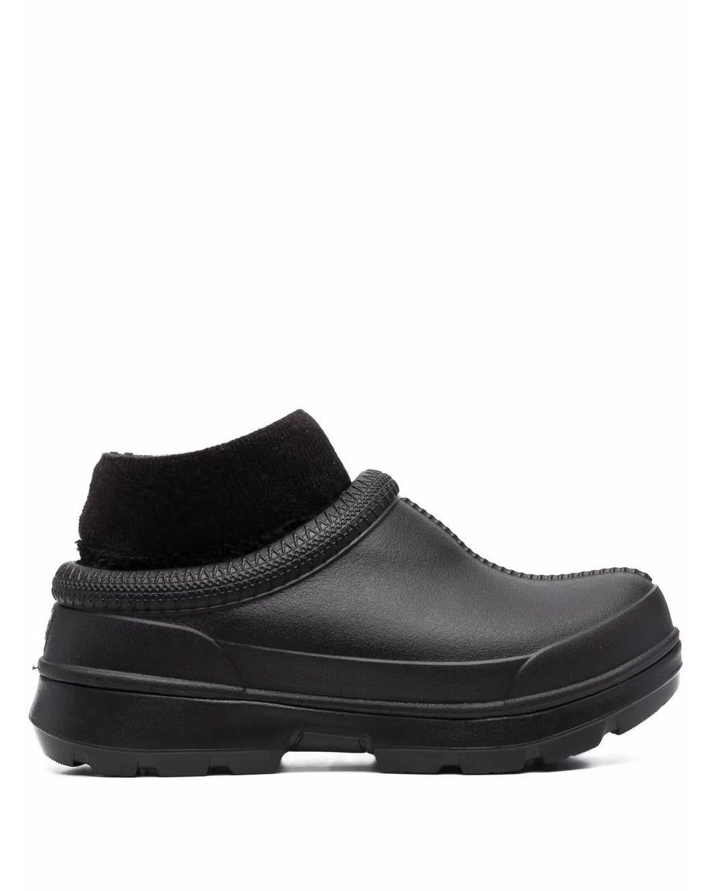 Ugg Black Tasman X Sock-lined Rubber Rain Slippers