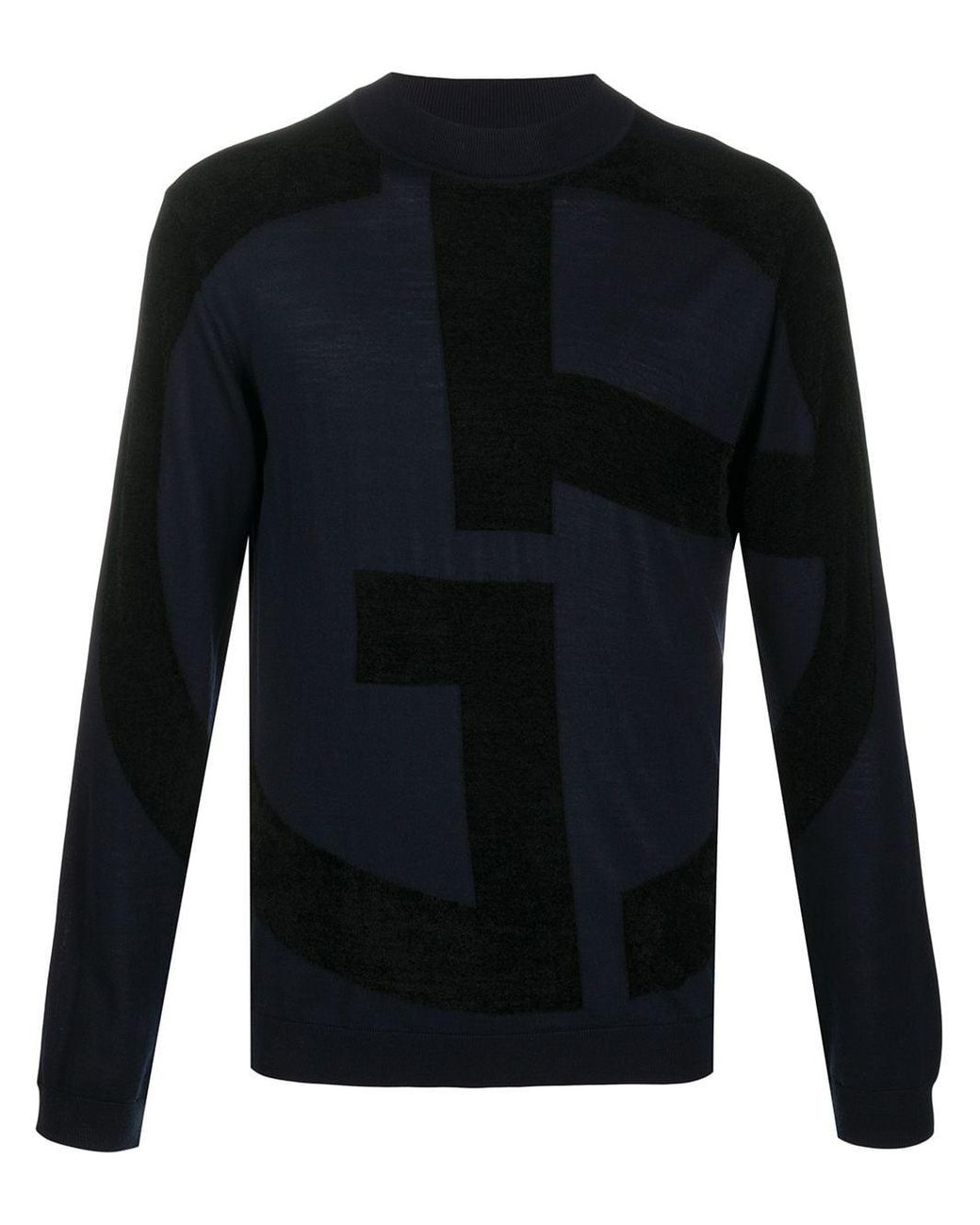 blue armani jumper