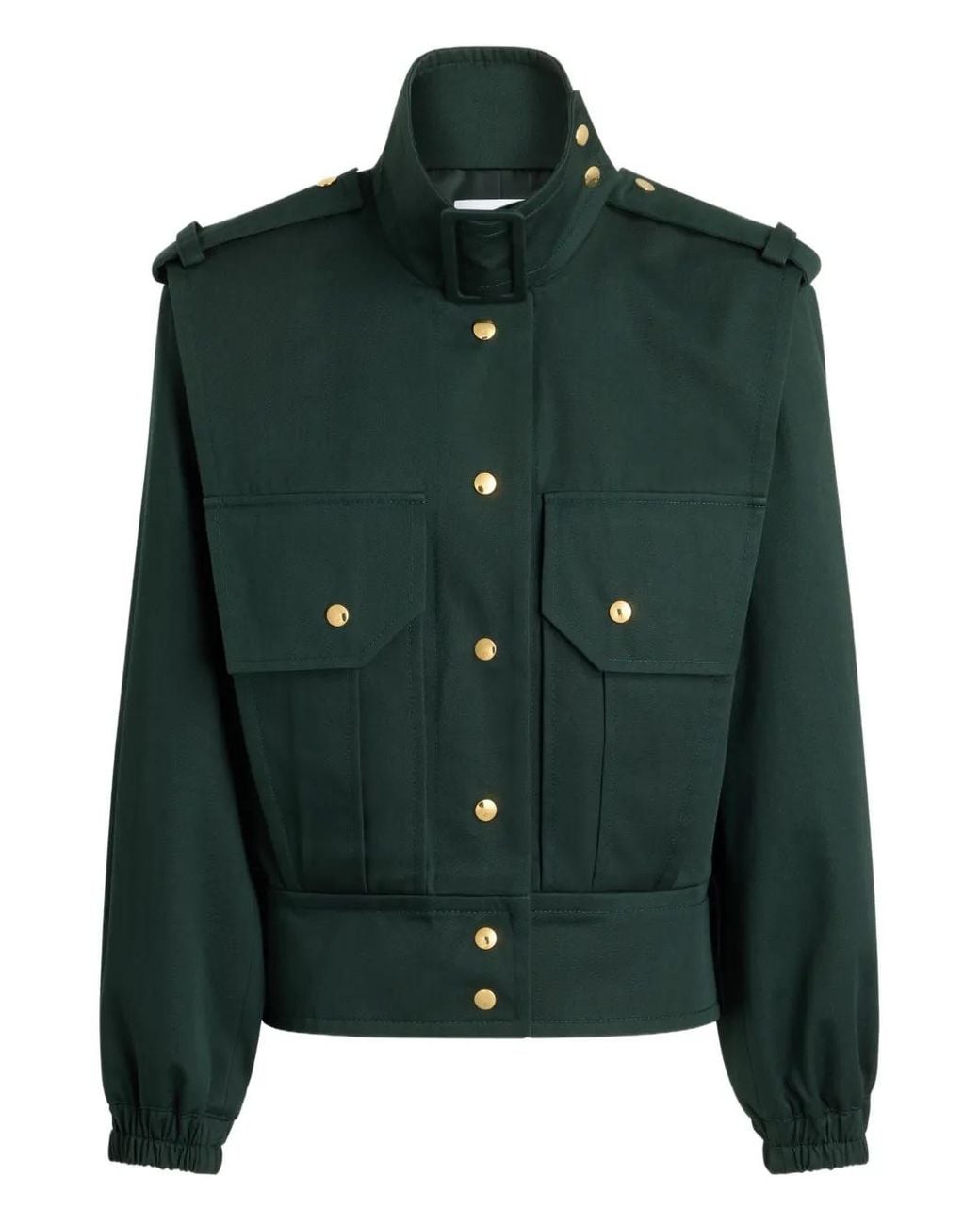 Patou Green Military Pocket Jacket