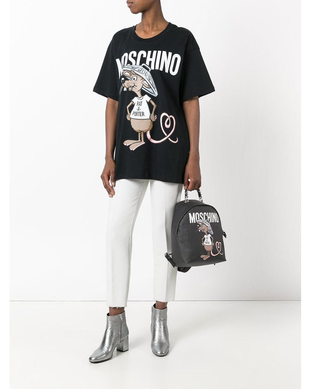 Moschino Cotton Printed Rat-a-porter T 